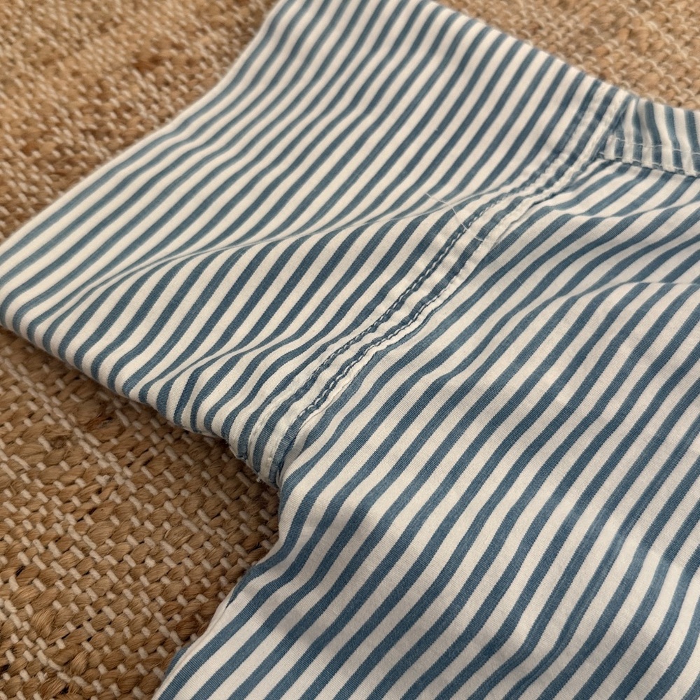 Madewell Courier Stripe Button Down Shirt Blue White XS - Picture 5 of 8